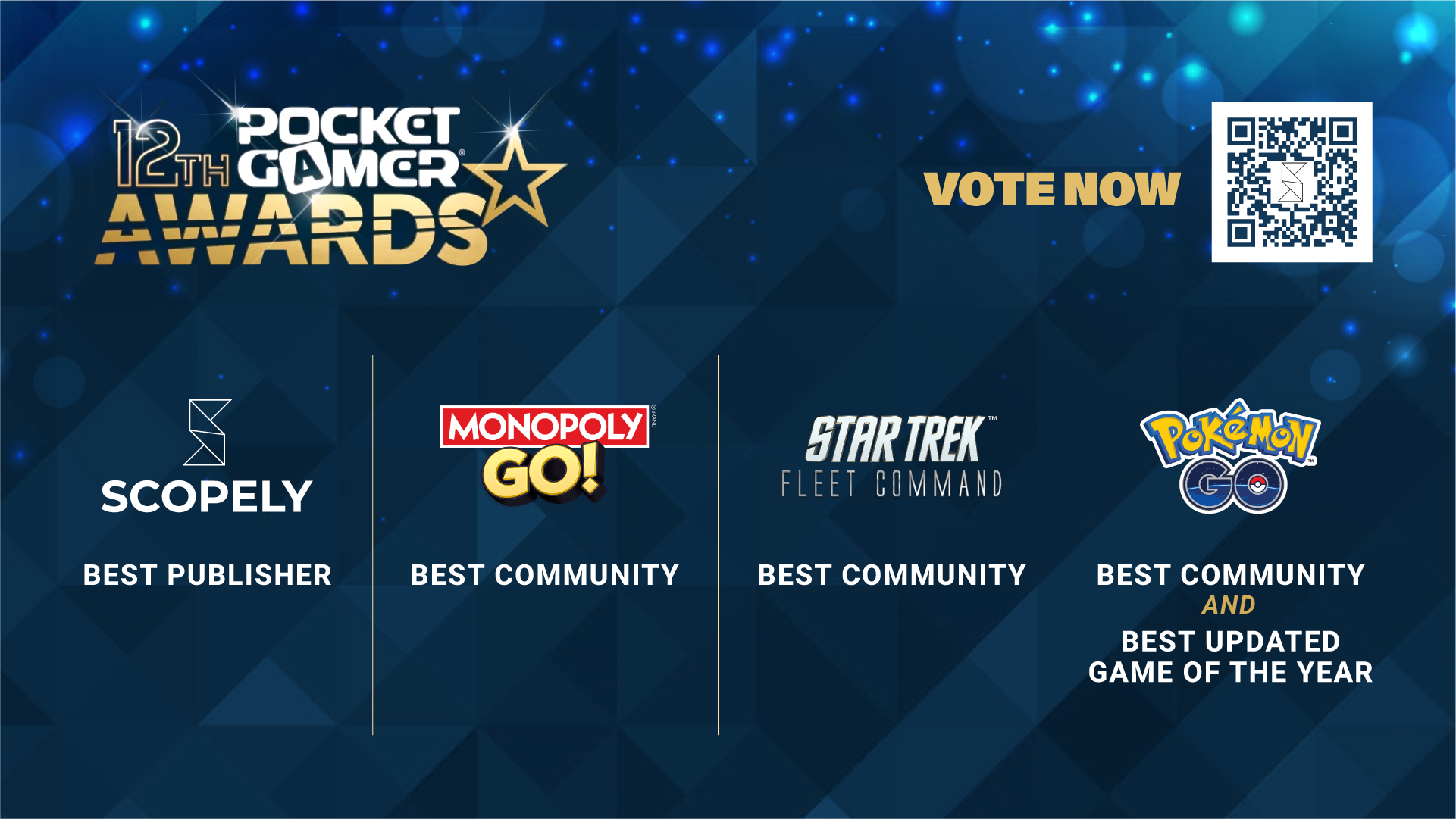 Scopely nabs five nominations in the 2025 Pocket Gamer Mobile Games Awards Scopely nabs five nominations in the 2025 Pocket Gamer Mobile Games Awards