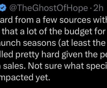 I REALLY hope this isn’t true, we’ve finally gotten in a spot where we’re getting maps that’re actually good again and the story is actually somewhat interesting.
