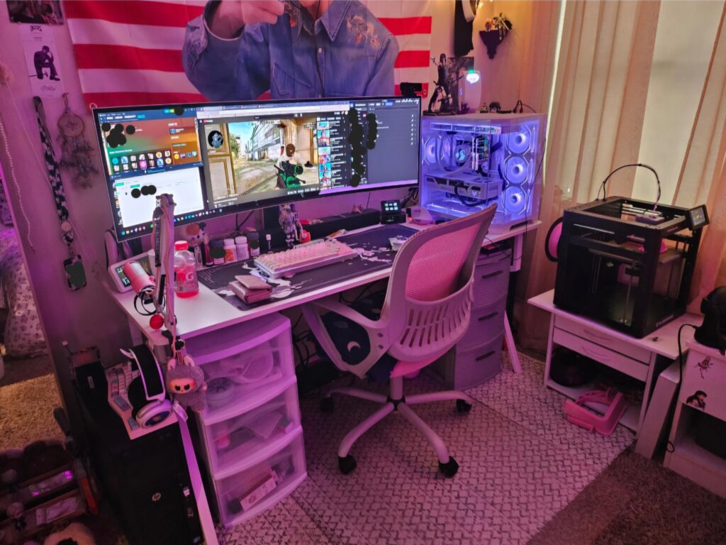 My friend walked in and said this is a femcel setup