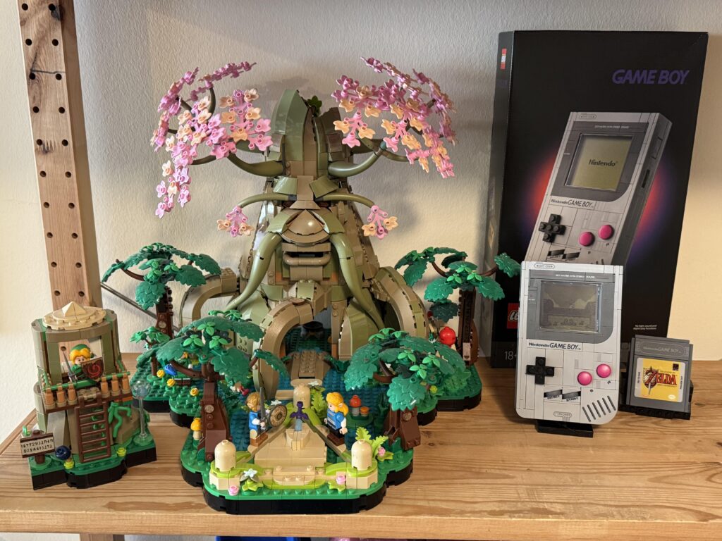 My wife got me the Lego Gameboy this year, and the Deku Tree last year.