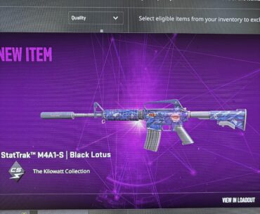 My 20% trade up hit!