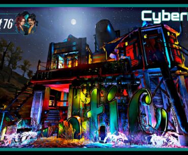 🟣 Fallout 76 Camp Build : Cybermill - A Neon Burning Springs Build