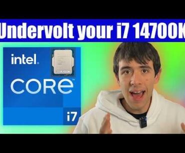 Tried undervolting my 14700k, now it won't post
