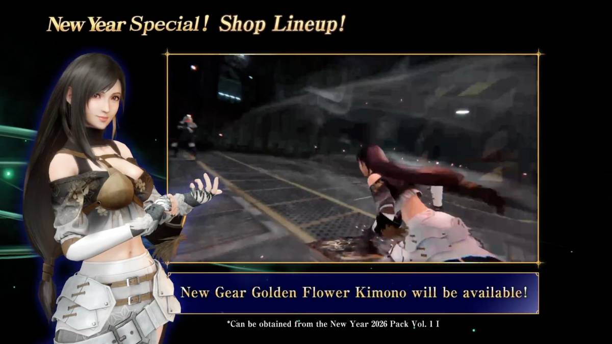FFVII Ever Crisis New Year 2026 Updates Include a Tifa Kimono FFVII Ever Crisis New Year 2026 Updates Include a Tifa Kimono