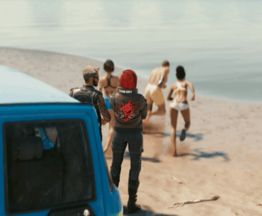 V and the gang went to the beach...with NO TRASH
