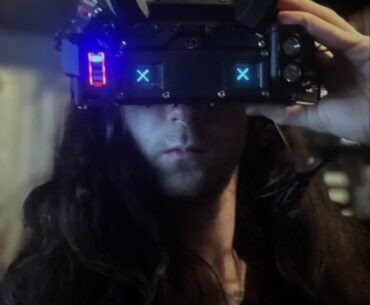 Functional cyber goggles work in progress