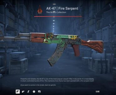 I opened a Fire Serpent from the only Bravo case I’ve ever bought