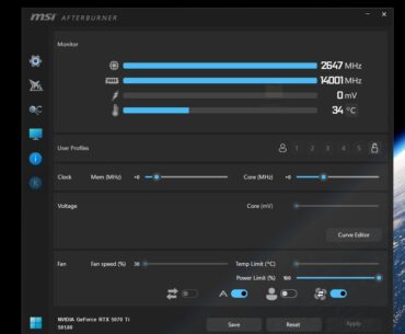 How do i increase the power limit over 100%?