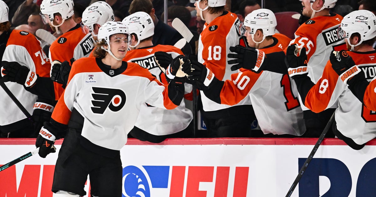 Trevor Zegras extends goal streak to 4 games as Philadelphia Flyers beat Montreal Canadiens Trevor Zegras extends goal streak to 4 games as Philadelphia Flyers beat Montreal Canadiens