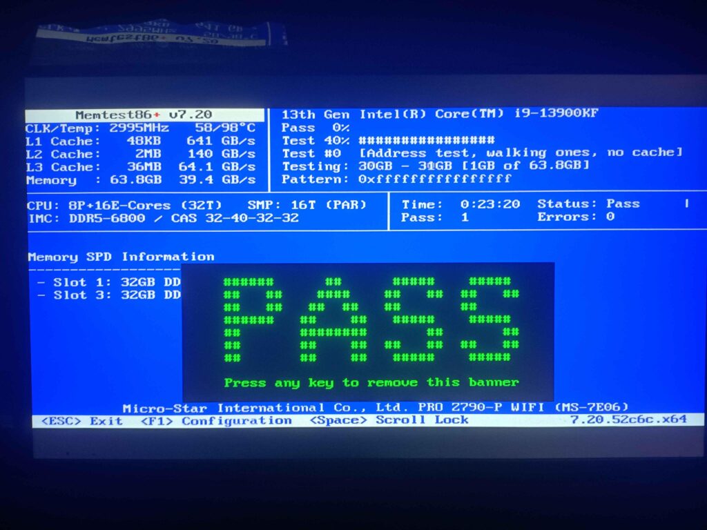 Made some progress thanks to memtest86+ (seems like tRAS at 30 was too tight)