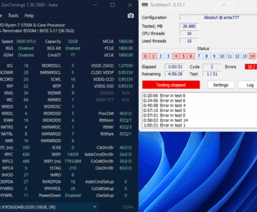 Help me stabilize 1:1 3600 Mhz on my RAM OC, what to do?