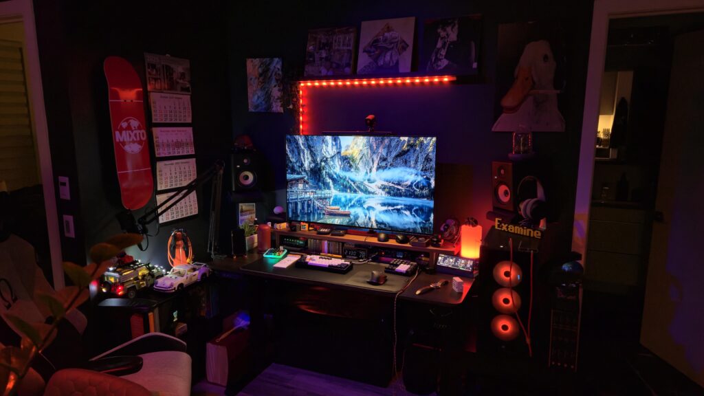 My cozy cluttered desk