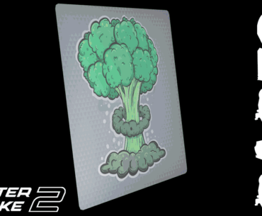 Broccoli Cloud Sticker