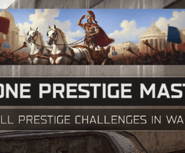 Obtained 100% Prestige Challenges calling card by only completing a single category