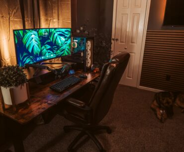 Just wrapped up my new cozy setup! What would you guys recommend?