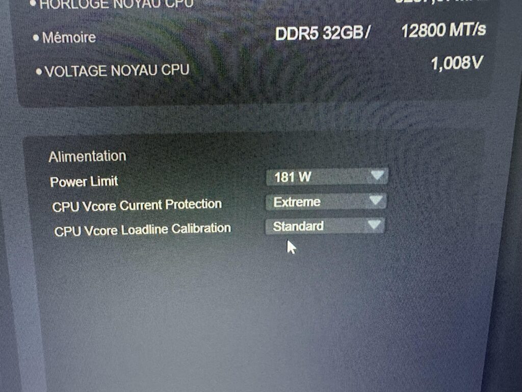 What does CPU Vscore Loadline Calibration mean?