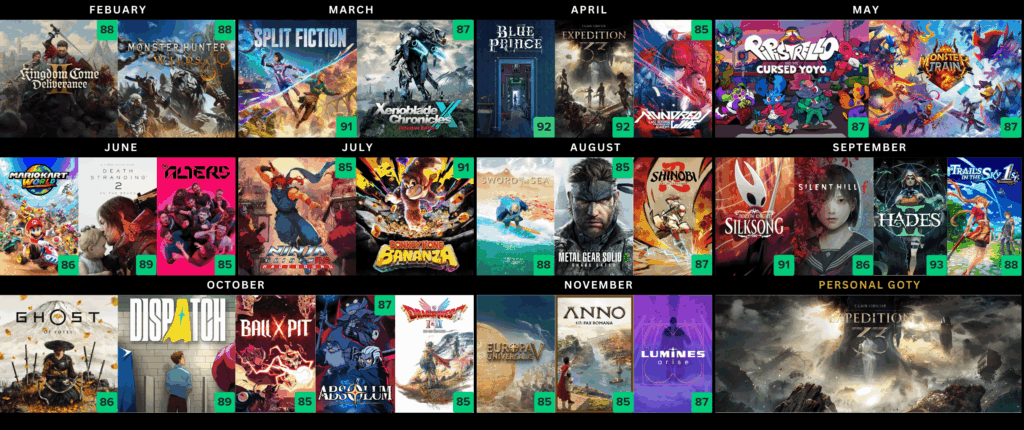 Amazing year for games! I think September was the best month with back-to-back bangers