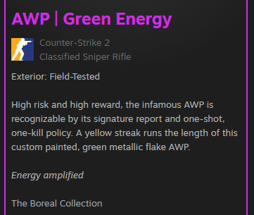 I got a pretty expensive Weekly drop, But it supposedly has rare float?
