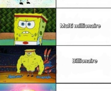 Guys, guess what? I’m rich now!