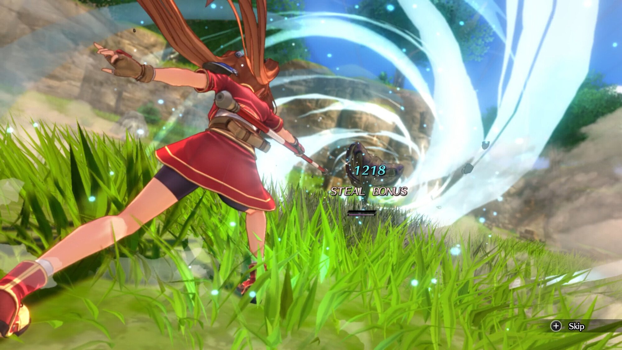 Trails in the Sky combat screenshot