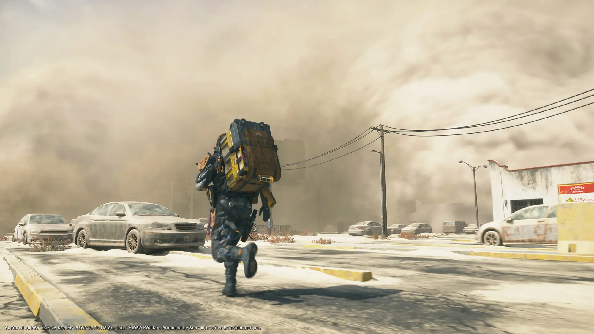 Death Stranding 2 sandstorm screenshot
