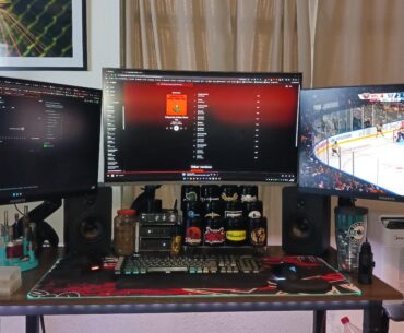 I need a bigger desk, but this is my battlestation for NOW.