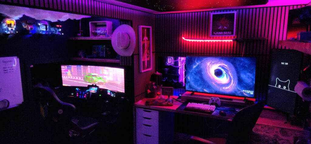 My dual purpose desktop gaming/Sim racing battlestation.