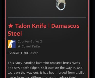Looking to trade this to another knife.