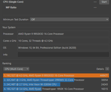 9950x3d R23 multicore score...