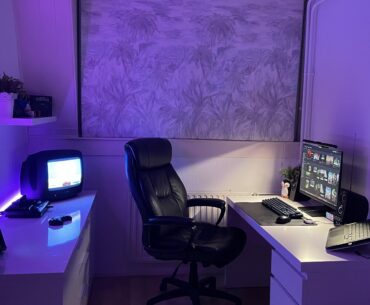 My Laptop and retro battlestation, still need to hang some posters or something above the desk