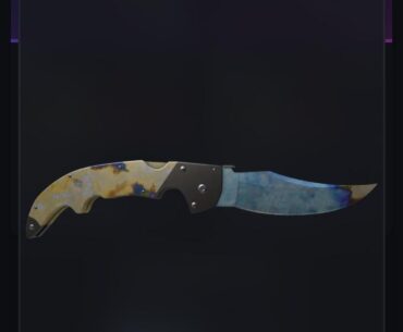 Blue Gem Falchion Knife