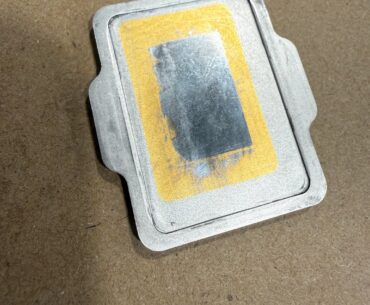 Delidding… How to clean the die?