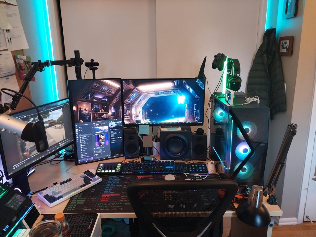 My New Gaming/Streaming/Virtual Meetings Battle station