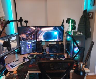 My New Gaming/Streaming/Virtual Meetings Battle station