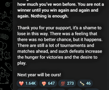 Donk gives his thoughts after the major final