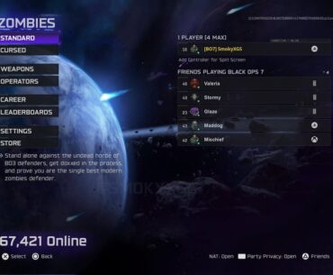 Some cool Dark Aether Zombies menu concepts for BO7 (Credit to @SmokyXGS on X)