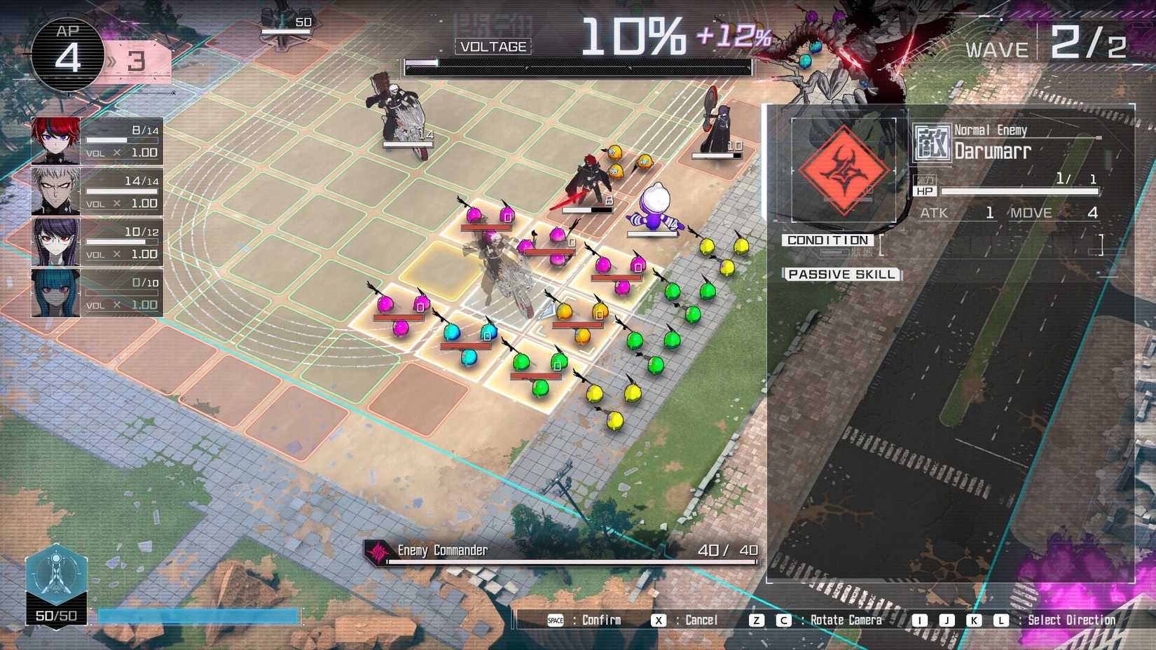 A battle scene in Last Defense Academy