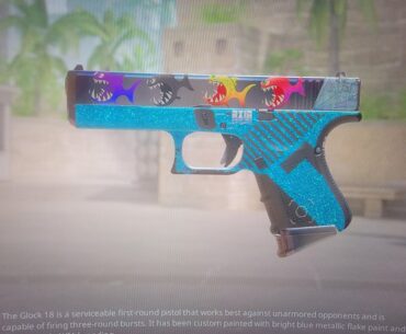 Gun keeps changing colors
