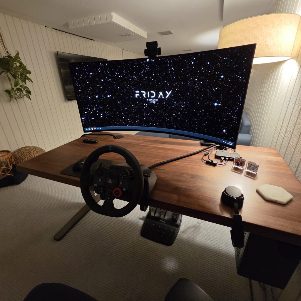 Sim racing/workstation