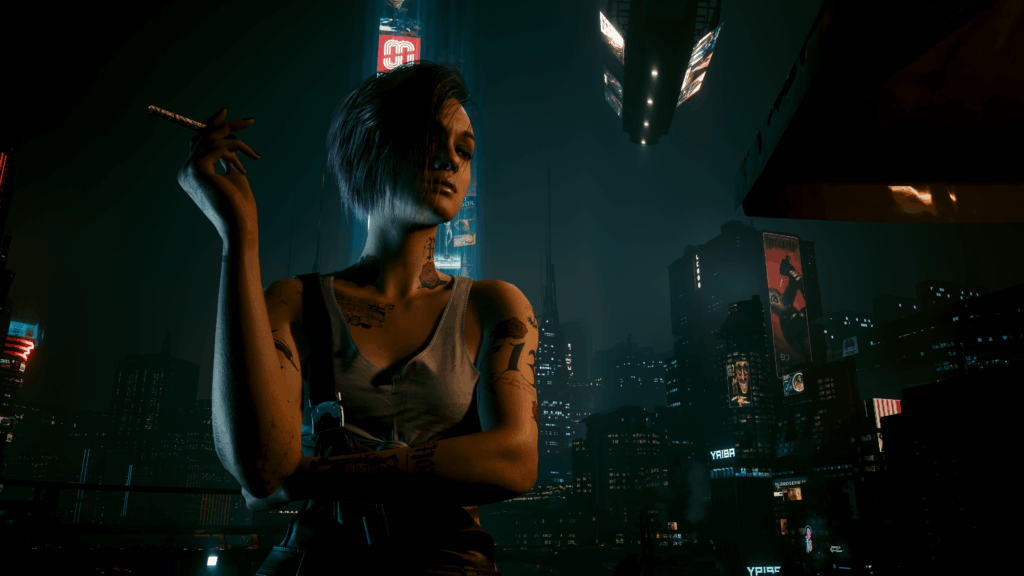 Cyberpunk photo mode goes extremely hard