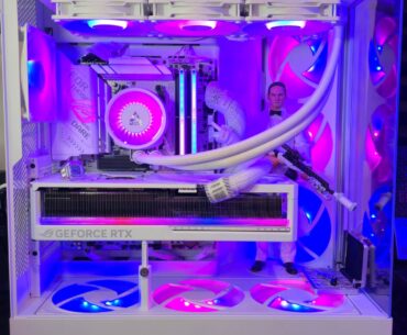 Custom 1/6 Scale Action Figure of MYSELF Inside of my PC Case Diorama