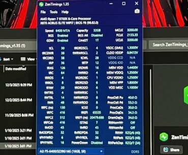 Finally got a stable 6400 1:1