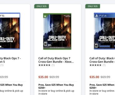 [COD] Now 35$ at Gamestop only one month after release.