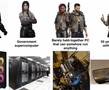 If cyberpunk characters were computers