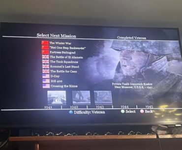 [COD2] [COD3] [WAW] Successfully beat all 3 Veteran Campaigns in less than 2 weeks. My overall thoughts.