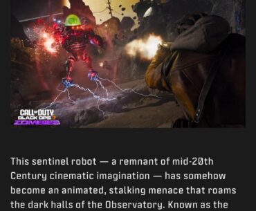 O.S.C.A.R. Will be a persistent boss (like George Romero). Why is no one talking about this?