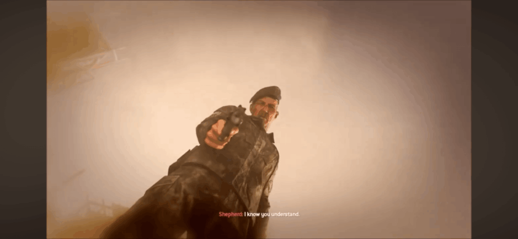 [COD] Why did Shepard say to Soap that ‘I know you understand’ after his monologue about losing 30,000 of his marines to a Nuke. What’s there to understand I get the general is pissed he lost his marines but the guys a traitor