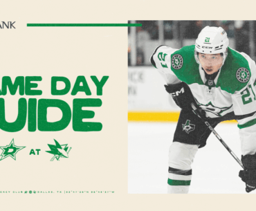 Game Day Guide: Stars at Sharks