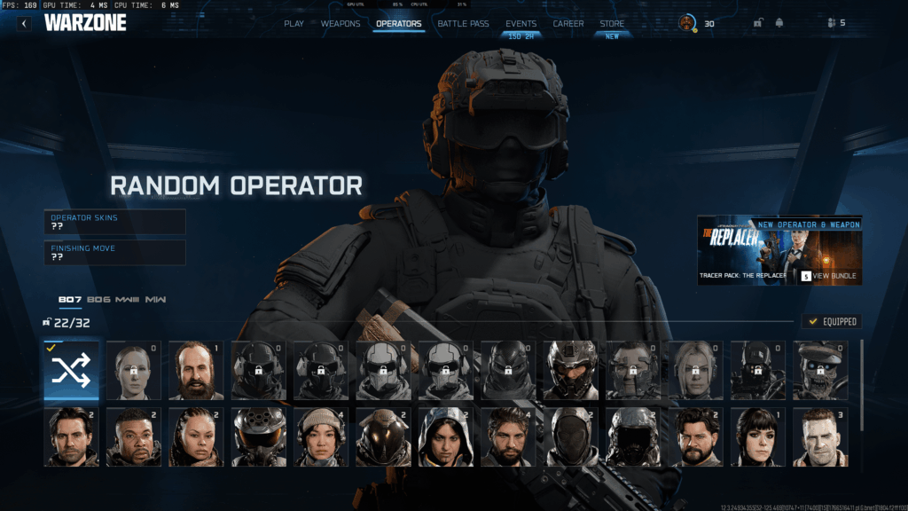 My Operator keeps defaulting to "Random Operator" every time i restart the game.