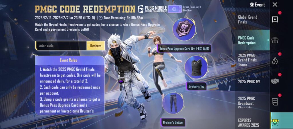 How to get the redeem codes?